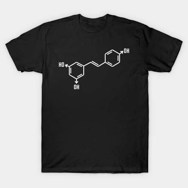 The Red Wine Molecule T-Shirt by Style Combinator